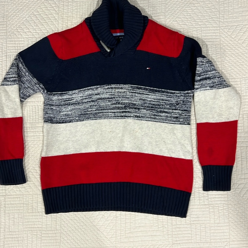 TOMMY HILFIGER sweater for boy size S/P (8-10)